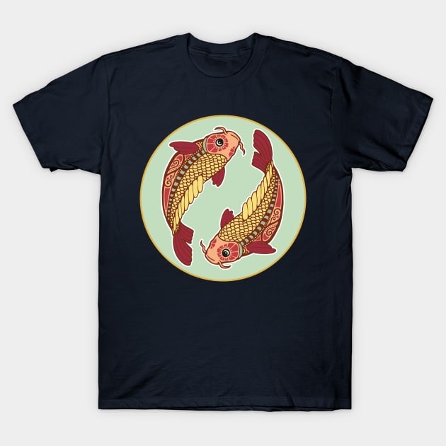 Pisces T-Shirt by PaperHead